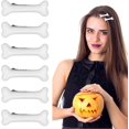 thumbnail image 5 of 4 Pieces Bone Hair Clip Halloween Cosplay Costume Decorative Party Daily Wear Skull Skeleton HairPins Side Hair White Dog Bone Alligator for Women an, 5 of 5