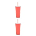 thumbnail image 3 of Vaso de paja de plástico Naiovety Doble Capa Color Caramelo 700 ml, 3 of 6