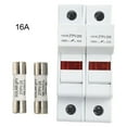 thumbnail image 1 of BTOER 2P Fuse Holder Solar with LED 1000V DC Fuse 10x38 mm for Solar Panels, Solar PV, 1 of 9