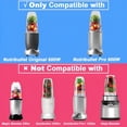 thumbnail image 6 of ACDANC 2026 New 18/24/32Oz Replacement Blender Cup Jar for 600W High-Speed Blender for Smoothies, Protein Shakes, Fruit Drinks, Kitchen, Home Use, 6 of 7