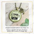thumbnail image 4 of Christian Verse Gutsy Goodness Bronze Necklace Rooted Female Adult Metal Jewelry, 4 of 8