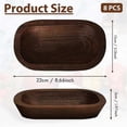thumbnail image 2 of 6 Pcs Wooden Dough Bowls for Candle Making Wood Dough Bowls Bulk for Decor Hand Carved Wood Decorati, 2 of 5