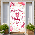 thumbnail image 5 of Decorative Design Welcome Home Baby Girl Pink Balloons Glitter Background for Baby Shower Welcome Party Newborn Celebration, 5 of 8