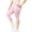 Pink, variant on Drovellove Women's Plus Size Casual Capri Leggings with Elastic Waist - Soft Stretch Pull On Pants for Work, Weekend Errands, or a Night Out
