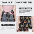 thumbnail image 6 of Pioneer Flower Floral Print Pattern Apron for Women and Men, Cotton Linen Waterproof with Pockets, Adjustable, 33x27 Inch for Kitchen, Gardening, BBQ, Salon, 6 of 6