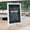 Rustic Blue, variant on Merrick Lane Set of 10 Wall Mount or Tabletop Magnetic Chalkboards with Folding Metal Legs in Black, 12" x 17"