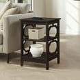 thumbnail image 3 of Convenience Concepts Omega End Table with Shelf, Espresso, 3 of 8