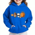 thumbnail image 3 of qucoqpe Children's Halloween Pumpkin Printed Sweatshirt Casual Fashion Long Sleeve Pullover Sweatshirt Kids Fall Winter Tops, 3 of 5