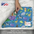 thumbnail image 4 of CounterArt "Jungle Friends" Childs Reversible Rectangular Tabletop Placemat 4 Pack, 4 of 8