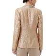 thumbnail image 2 of Trina Turk womens  Ai Blazer, 8, Gold, 2 of 3