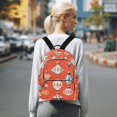 thumbnail image 7 of FORMRS Mini Backpack Purse for Women Travel Daypack Casual Shoulder Bag, Retro Christmas Ornaments Pattern, 7 of 7
