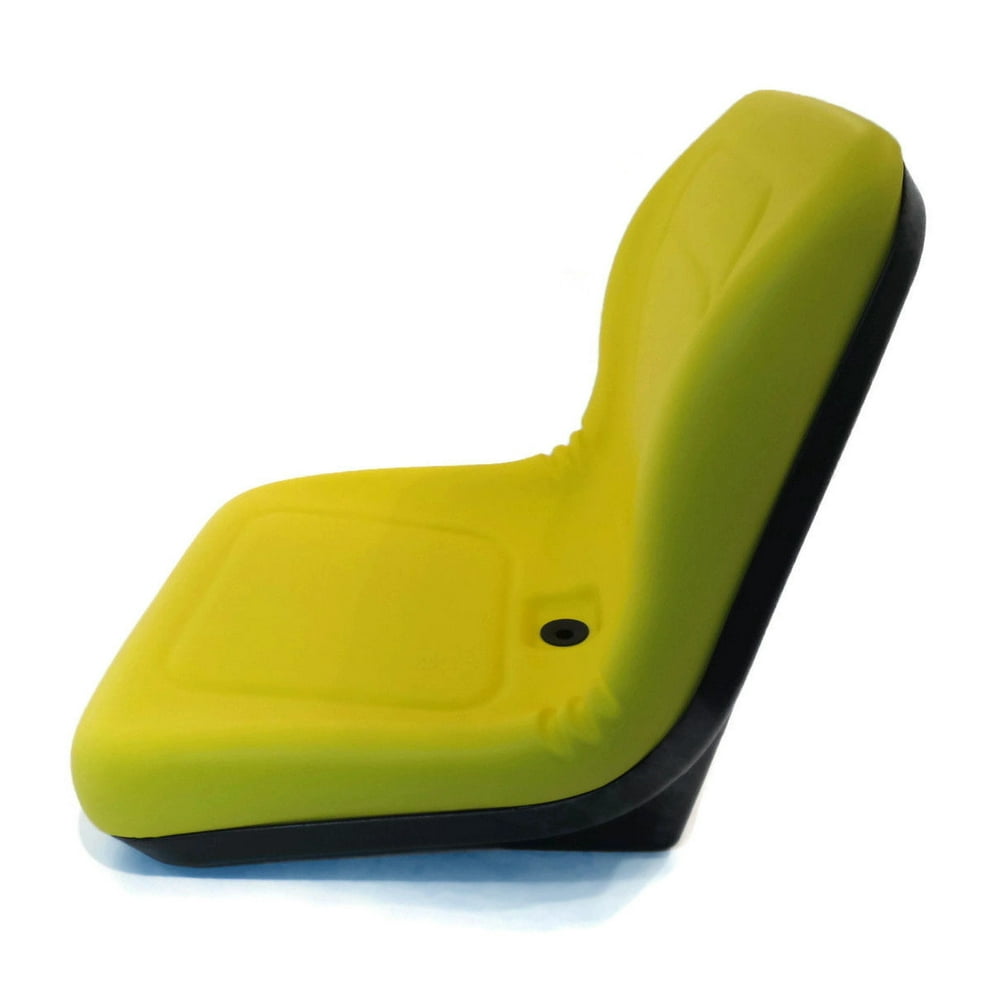 New Yellow HIGH BACK SEAT for John Deere Lawn Mower Models 325 345 415