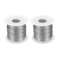 thumbnail image 1 of Uxcell Metallic Cord Set 1mm 109 Yards Metallic Ornament String Silver, 1 of 6