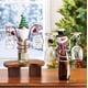 thumbnail image 3 of Decoraciones navideñas rojas, botellas navideñas y portavasos, botellas de muñeco de nieve de Papá Noel, 1 botella de vino y 2 vasos Rojo Verde, 3 of 3