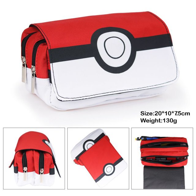 Estuche de lápices Kawaii Pikachu Pokemon, papelería coreana, juego, bolsa qym unisex