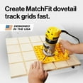thumbnail image 2 of Microjig Matchfit Grid Router Guide Base Only, 2 of 8