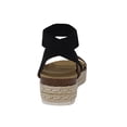 thumbnail image 2 of YOKI CHIARA-10 Women's Elastic Strappy Platform Espadrille Sandal With Ankle Strap, 2 of 4