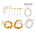 thumbnail image 3 of 16 piezas de accesorios para el cabello con forma de girasol, pinzas para el cabello con flores, diademas, tocados de boda, 3 of 6