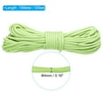 thumbnail image 2 of Uxcell Reflective Guyline Camping Paracord 4mm Nylon Tent Cord Guyline Rope Light Green 50 Feet, 2 of 6