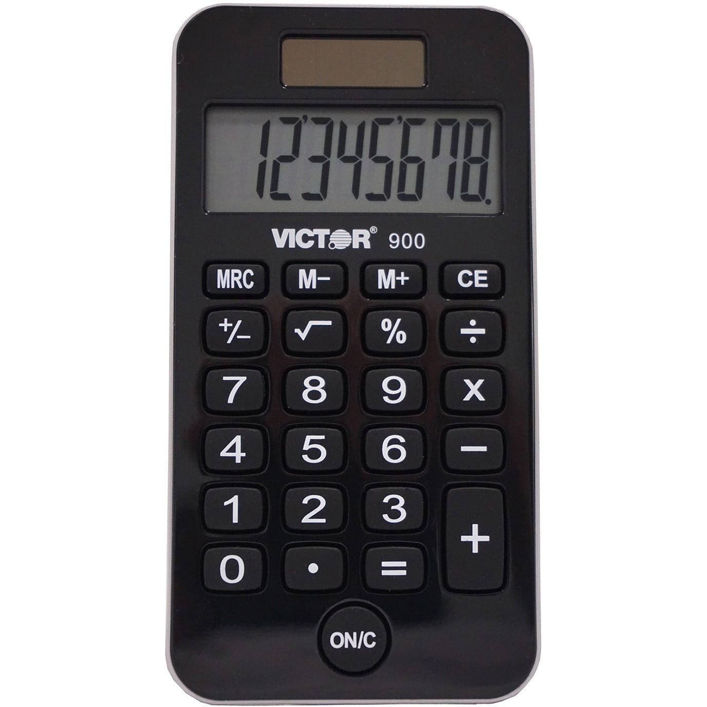 Victor, VCT900, 900 Handheld Calculator, 1 Each, Black