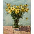 thumbnail image 2 of Ziman, Peter 26x31 Gold Ornate Wood Framed with Double Matting Museum Art Print Titled - Field Flowers in Vase IV, 2 of 4