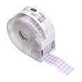 thumbnail image 4 of MAKEID 1 Roll Thermal Printing Adhesive Label Paper Waterproof Tear-Resistant Name Price Barcode Label Sticker Tape for T7 Portable Label Maker Printer, Purple Coarse Grid 16mmx4m, 4 of 7