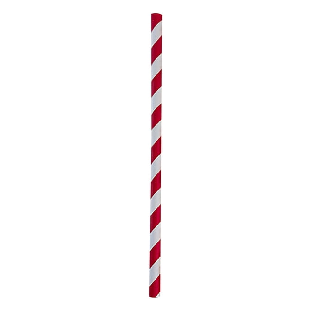 Pailles en Papier Rouges Jetables Biodégradables Pailles à Boire 100 Unités Écologiques Compostables Fournitures de Fête Rouges