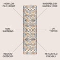 thumbnail image 3 of JONATHAN Y AMALFI COAST 2 x 8 Runner Rug, Atrani Scroll Trellis - Cream/Blue/Red, AMC110A-28, 3 of 9