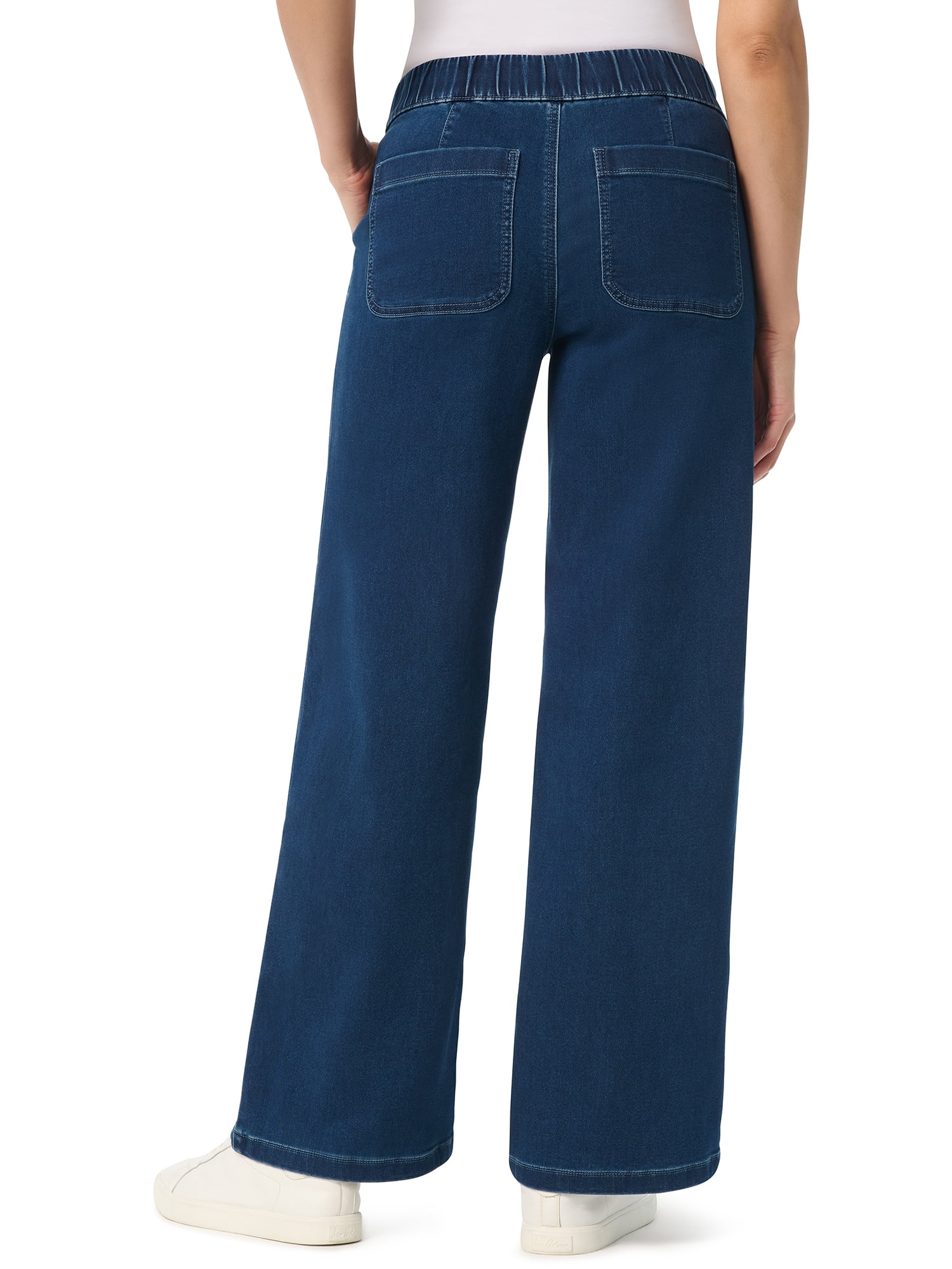 Gloria Vanderbilt Swan Series Women's Drawstring Wide Leg Jeans, Sizes XS-3XL