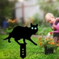 thumbnail image 3 of Decoración de gato acrílico, arte de patio de gatos, adorno de decoración de suelo de césped de jardín, Animal Los 325x285cm Zulema Estaca de gato de jardín, 3 of 7