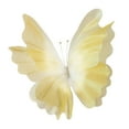 thumbnail image 4 of Decoración de boda con mariposa artificial, fondo de flores gigantes, accesorio colgante Amarillo, 4 of 9