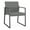 Asteroid, variant on Gansett Reception Waiting Room Guest Chair / Charcoal Steel / Navy Blue