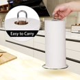 thumbnail image 2 of Jinsinto Paper Towel Holder Countertop, Kitchen Paper Towel Stand Holder for Kitchen Organization and Storage, (Silver), 2 of 5