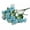 Blue, variant on Mdesiwst 1 Bouquet Simulation Rose Ornamental,15 Heads Artificial Flowers Home Decor Faux Silk Flower