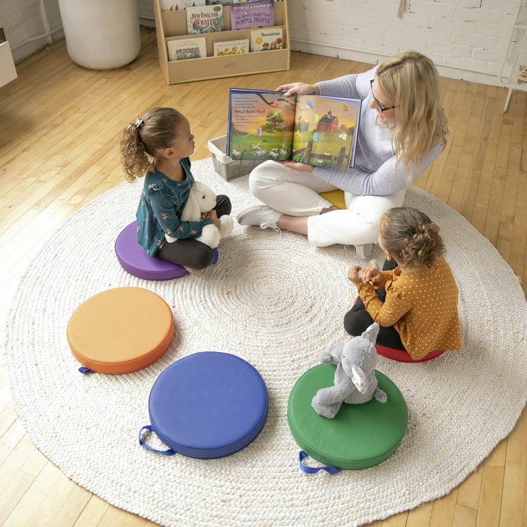 6PCS Square Kids Floor Cushion Toddler Foam Seat Cushion Waterproof  Colorful, 1 unit - Baker's