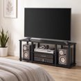 thumbnail image 3 of Furinno TURN-S-TUBE Wood Entertainment TV Stand for TV up to 50" in Black, 3 of 9