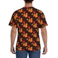 thumbnail image 3 of Bixox Men's Cute Squirrel Printed Short Sleeve Skinny Athletic T-Shirt, 3 of 6