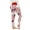 Yoga 90#Red, variant on Womens Leggings Tummy Control Yoga Sports Independence Day Printed Tights Push up Trendy Stretchy Fit Running L