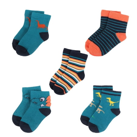 

5 Pairs Autumn and Winter Cotton Socks Warm Socks Cartoon Socks for Children
