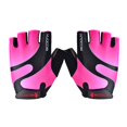 thumbnail image 5 of Naiovety Guantes deportivos de marca de medio dedo, guantes de bicicleta Unisex, guantes de esponja para deportes de ciclismo, guantes transpirables para Ciclismo rosado SG Naiovety HW4064-12, 5 of 5