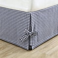 thumbnail image 2 of Colcha con cordones,faldón de cama a cuadros a prueba de polvo,funda para cajón de cama,delantal de cama para el hogar y el dormitorio., 2 of 5