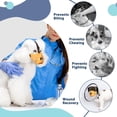 thumbnail image 7 of Dog Muzzle, Soft Muzzle for Small Medium Dogs Poodle Dachshund, Breathable Silicone Cage Mouth Cover to Prevent Biting and Chewing, Funny Rhino Muzzle with Adjustable Head Strap, 7 of 7