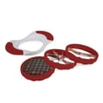 thumbnail image 3 of Valore Soft Grip Food Slicer with 3 Blades - Apple Slicer, French Fry Cutter, Mango Slicer - Great Meal Prep Kitchen Accessory - Easy to Use 3 in 1 French Fry, Mango and Apple Cutter, 3 of 5