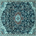 thumbnail image 1 of Ahgly Company Indoor Square Persian Light Blue Traditional Area Rugs, 6' Square, 1 of 4