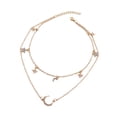 thumbnail image 3 of Colr De Múltiples Capas De Moda Colgante Joyería Para Mujeres - Oro dorado Sunnimix Gargantilla con cuello de estrella, 3 of 8