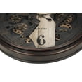 thumbnail image 5 of Clocks - 30" Round - Wall Clock - Gear Mechanism - Brown - Transitional, 5 of 6