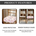 thumbnail image 6 of HELLHERO Butterfly Print Seat Covers for Dining Room Chairs, Washable Dining Room Seat Cover Protector Set of 4, Protective Kitchen Chair Covers, Pink, 6 of 7