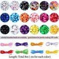 thumbnail image 3 of Bracelet DIY Beads Kit Prop Multipurpose Handicraft Accessories Colorful Bracelets Props Set Bracelets Bead Jewelry Making Set Props, 3 of 9