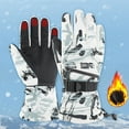 thumbnail image 2 of Guantes de esquí para la nieve Guantes de invierno impermeables y resistentes al viento Guantes térm Abanopi Mitones, 2 of 7