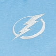 thumbnail image 2 of Women's Antigua Light Blue Tampa Bay Lightning White Logo Matter Polo, 2 of 2